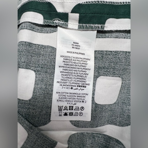 Boden Green Pleated retro print skirt, US6, UK12 - Picture 6 of 9